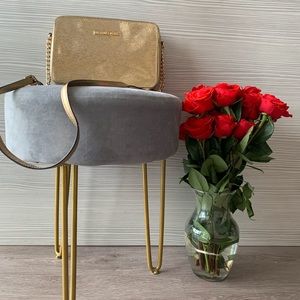 MICHAEL KORS |  Gold Crossbody Jet Setter MK Bag✨